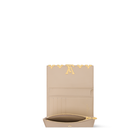 Portefeuille compact Capucines Capucines Femme Portefeuilles et petite maroquinerie Portefeuilles compacts et longs | LOUIS VUITTON (Zoom produit)