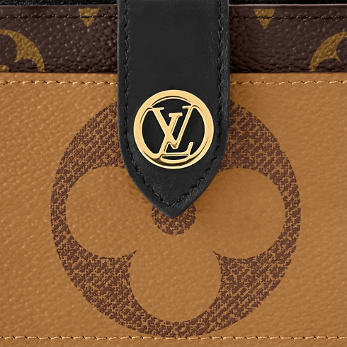 Portefeuille Juliette Toile Monogram Reverse Femme Portefeuilles et petite maroquinerie Tous les portefeuilles et petite maroquinerie | LOUIS VUITTON (Zoom produit)