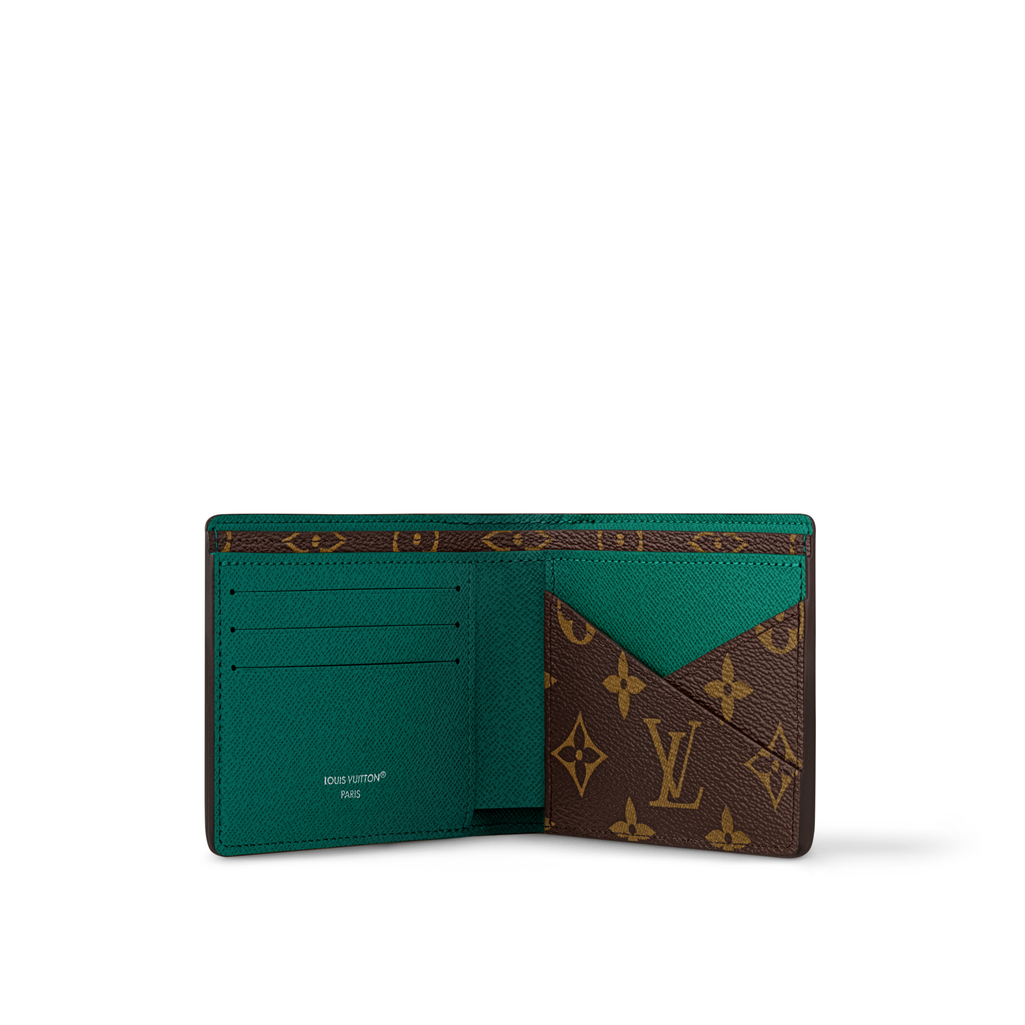 Portefeuille Multiple Toile Monogram Macassar Femme Portefeuilles et petite maroquinerie Nouveautés | LOUIS VUITTON (Zoom produit)