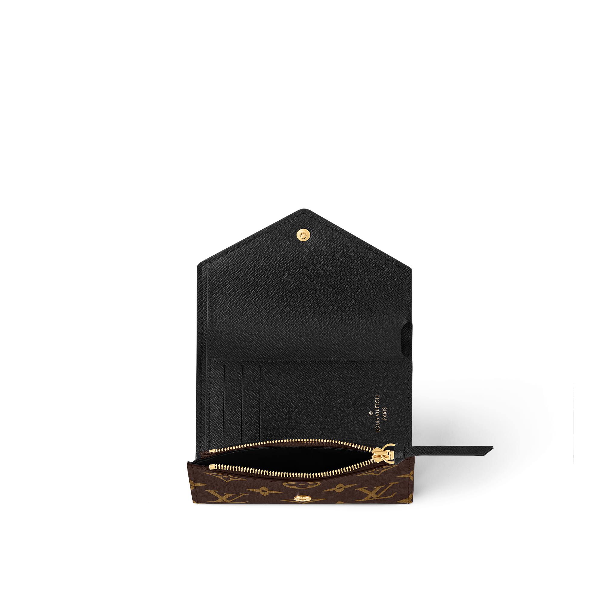 Portefeuille Victorine Toile Monogram Reverse Femme Portefeuilles et petite maroquinerie Portefeuilles compacts | LOUIS VUITTON (Zoom produit)