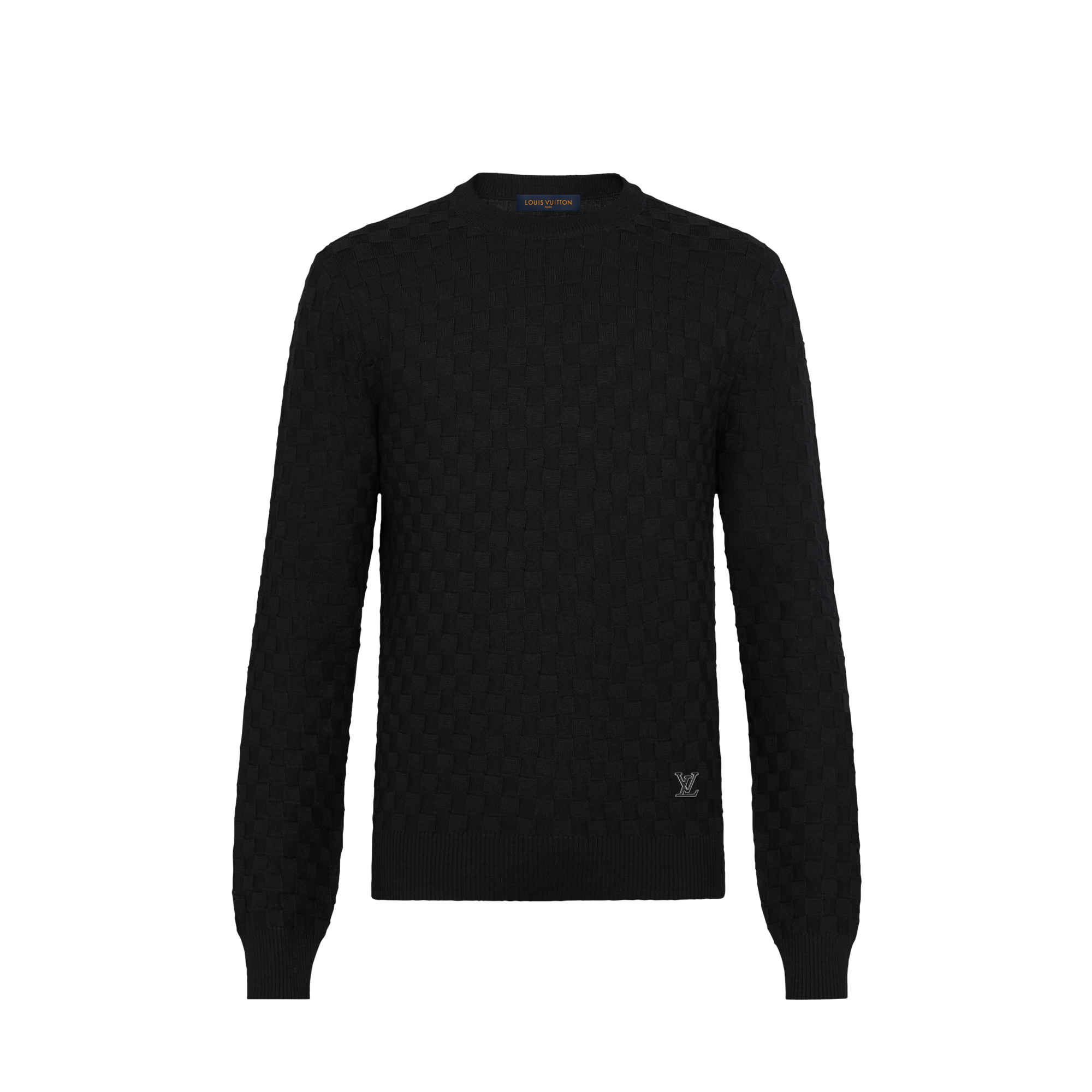 Pull à col rond et Damier  Homme Prêt-à-porter Maille et sweatshirts | LOUIS VUITTON (Zoom produit)