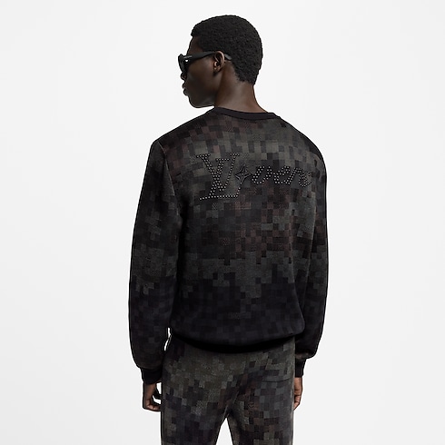 Pull à jacquard Damoflage Homme Prêt-à-porter Tout le prêt-à-porter | LOUIS VUITTON (Zoom produit)