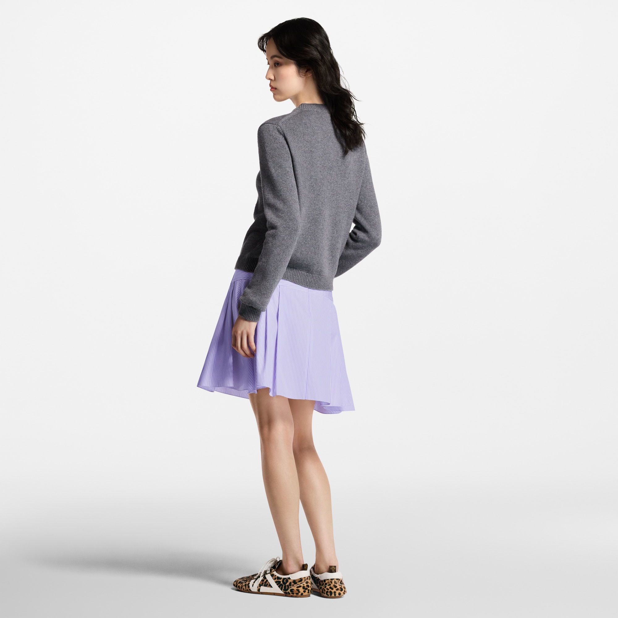 Pull à LV brodé  Femme Prêt-à-porter Maille | LOUIS VUITTON (Zoom produit)