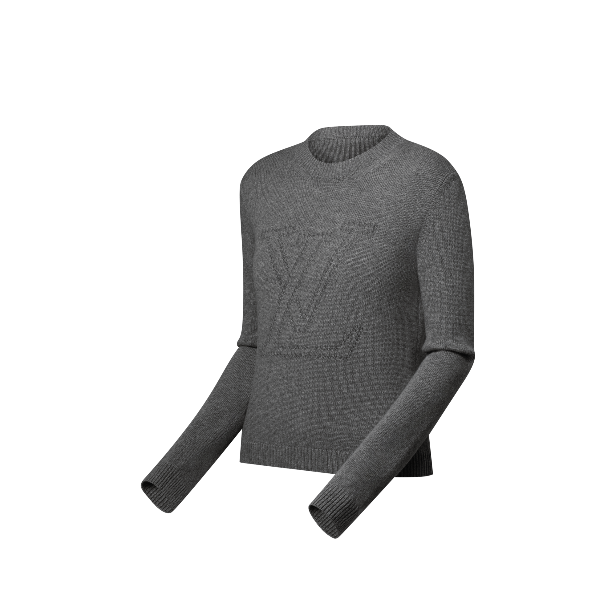 Pull à LV brodé  Femme Prêt-à-porter Maille | LOUIS VUITTON (Zoom produit)