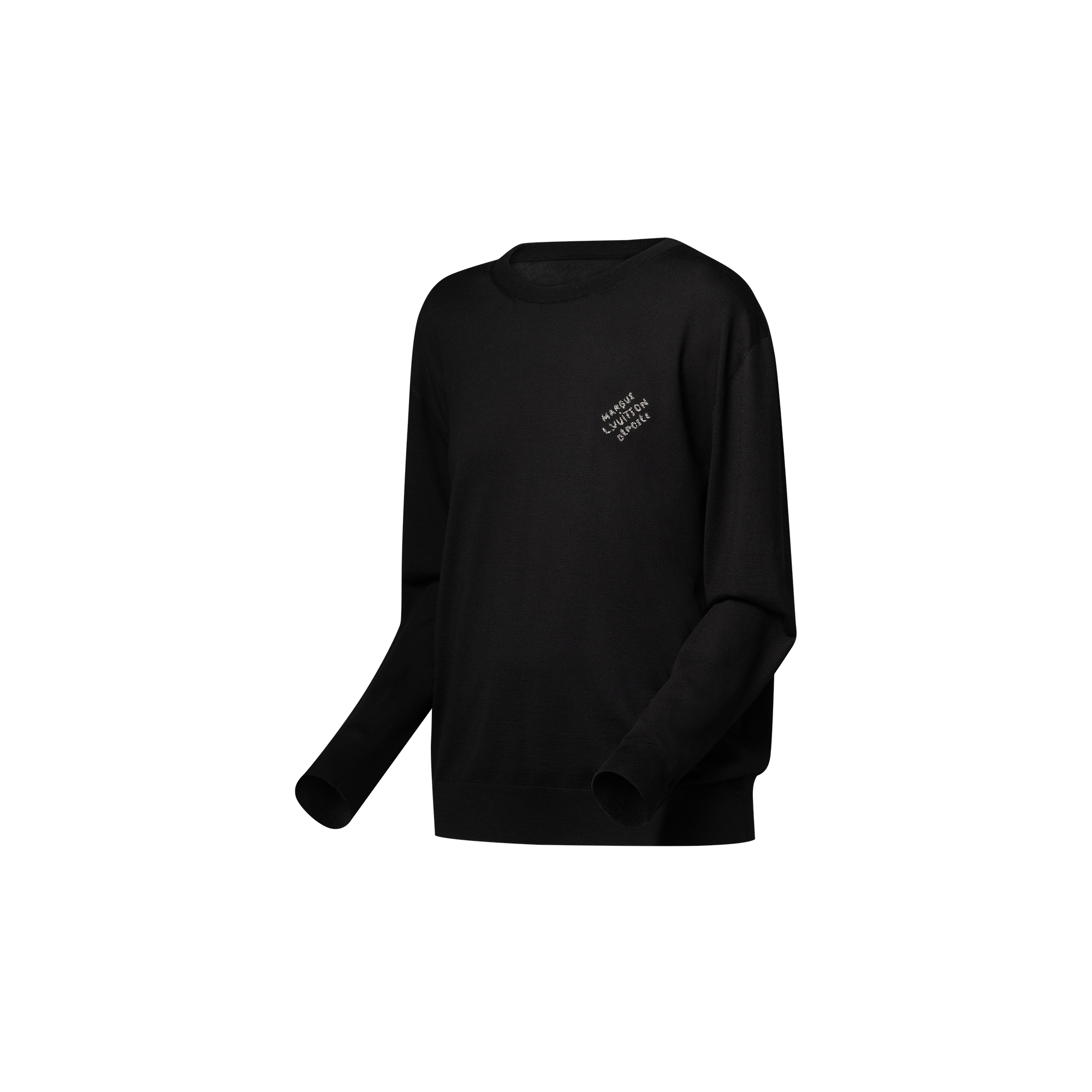 Pull à signature brodée  Femme Prêt-à-porter Maille | LOUIS VUITTON (Zoom produit)