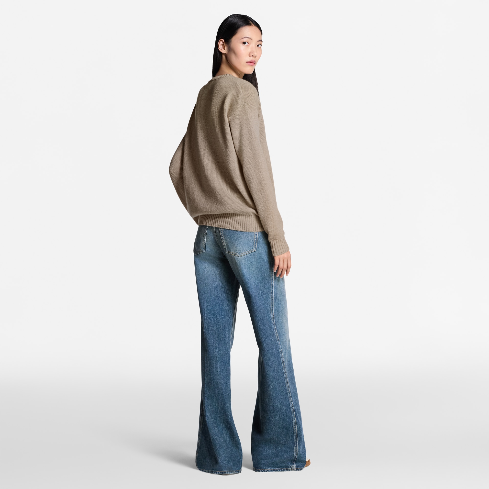 Pull à signature cursive  Femme Prêt-à-porter Maille | LOUIS VUITTON (Zoom produit)