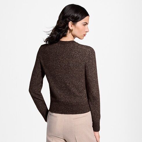 Pull à signature cursive Femme Prêt-à-porter Maille | LOUIS VUITTON (Zoom produit)