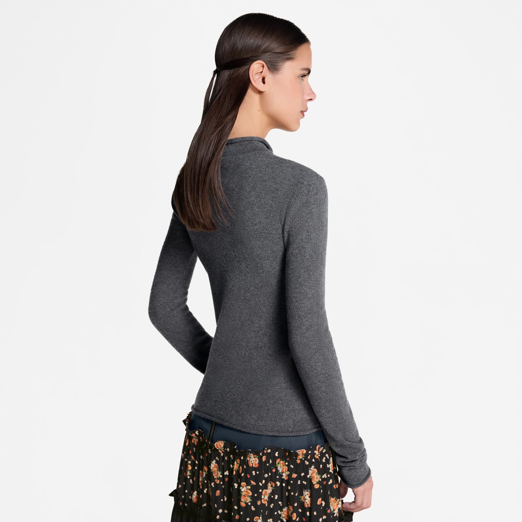 Pull à signature en maille brossée  Femme Prêt-à-porter Maille | LOUIS VUITTON (Zoom produit)