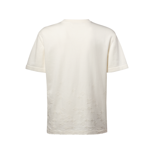 Pull col rond à manches courtes en jacquard dégradé Homme Prêt-à-porter Maille et sweatshirts | LOUIS VUITTON (Zoom produit)