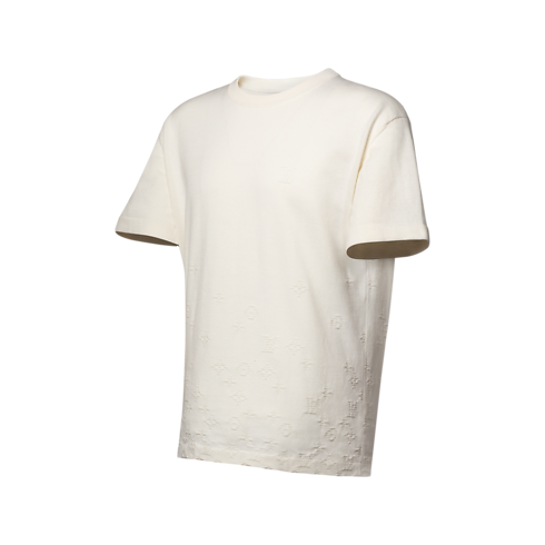 Pull col rond à manches courtes en jacquard dégradé Homme Prêt-à-porter Maille et sweatshirts | LOUIS VUITTON (Zoom produit)