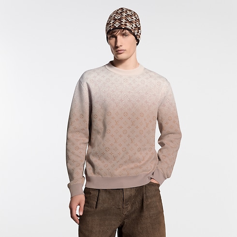Pull col rond Monogram Homme Prêt-à-porter Tout le prêt-à-porter | LOUIS VUITTON (Zoom produit)