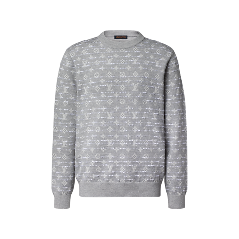 Pull col rond Monogram Homme Prêt-à-porter Tout le prêt-à-porter | LOUIS VUITTON (Zoom produit)