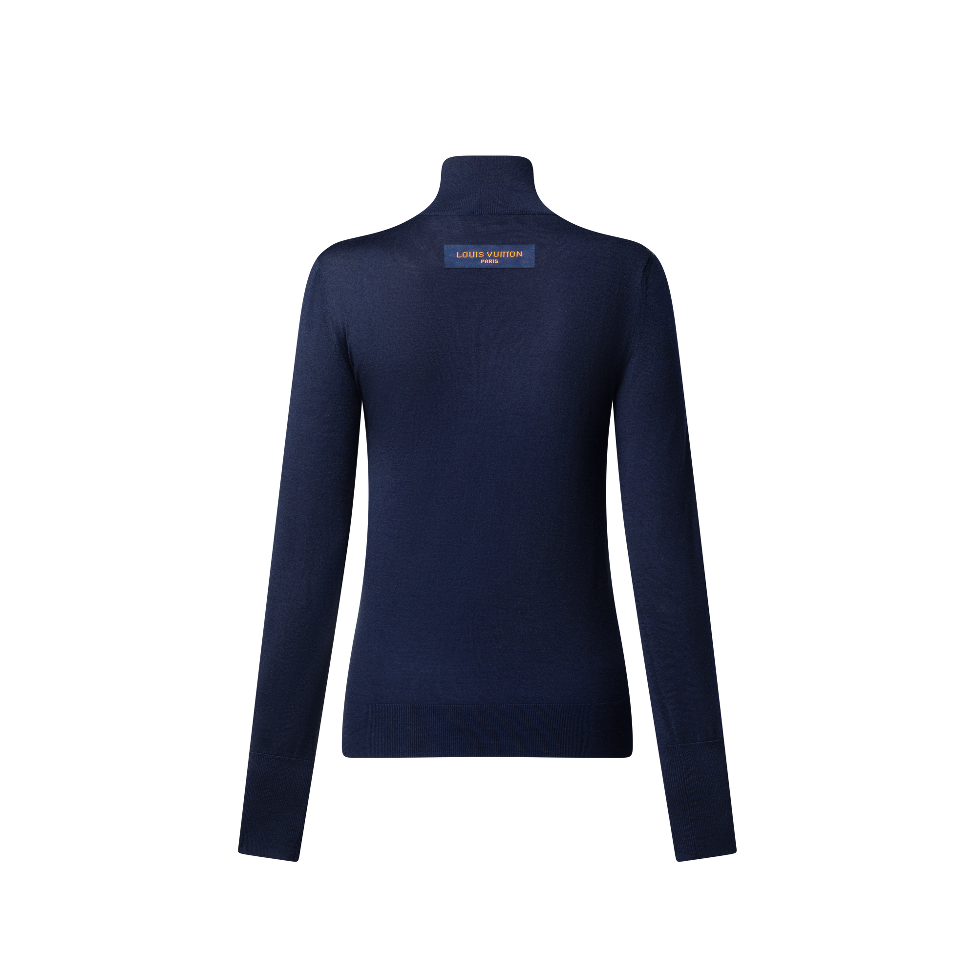 Pull col roulé à étiquette signée  Femme Prêt-à-porter Maille | LOUIS VUITTON (Zoom produit)