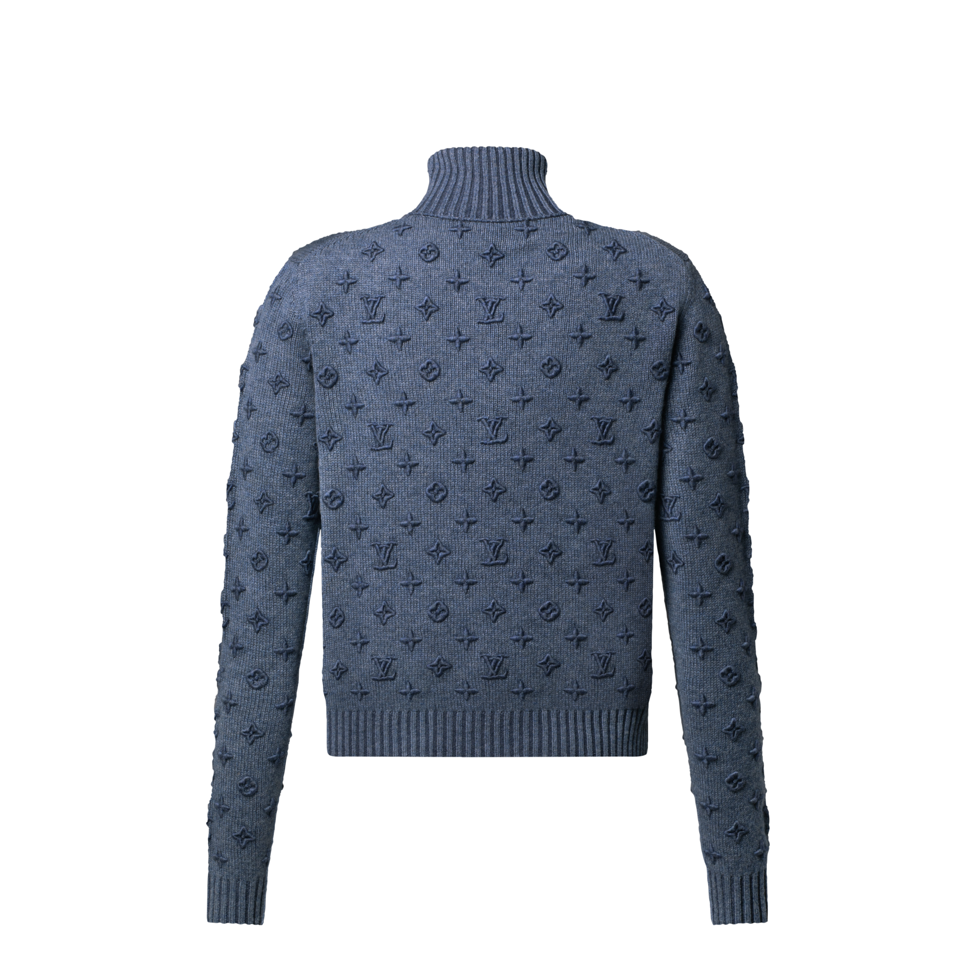 Pull col roulé à motif 3D  Femme Prêt-à-porter Maille | LOUIS VUITTON (Zoom produit)