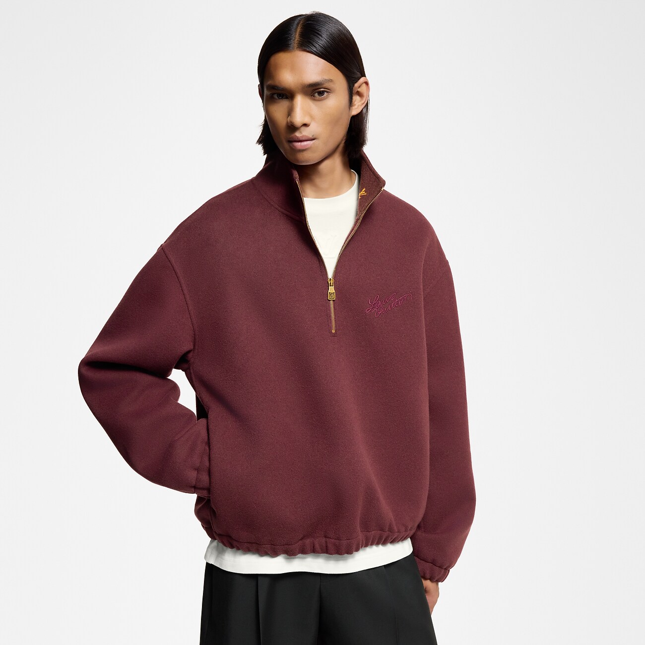 Brunello Cucinelli Men's Virgin Wool, Cashmere And Silk Chiné Turtleneck Cardigan With Zipper And Raglan Sleeves In Blue Brunello Cucinelli Men's Virgin Wool, Cashmere And Silk Chiné Turtleneck Cardigan With Zipper And Raglan Sleeves In Blue