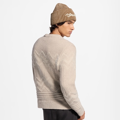 Pull emblématique en jacquard Homme Prêt-à-porter Tout le prêt-à-porter | LOUIS VUITTON (Zoom produit)