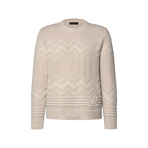 Pull emblématique en jacquard Homme Prêt-à-porter Tout le prêt-à-porter | LOUIS VUITTON (Zoom produit)