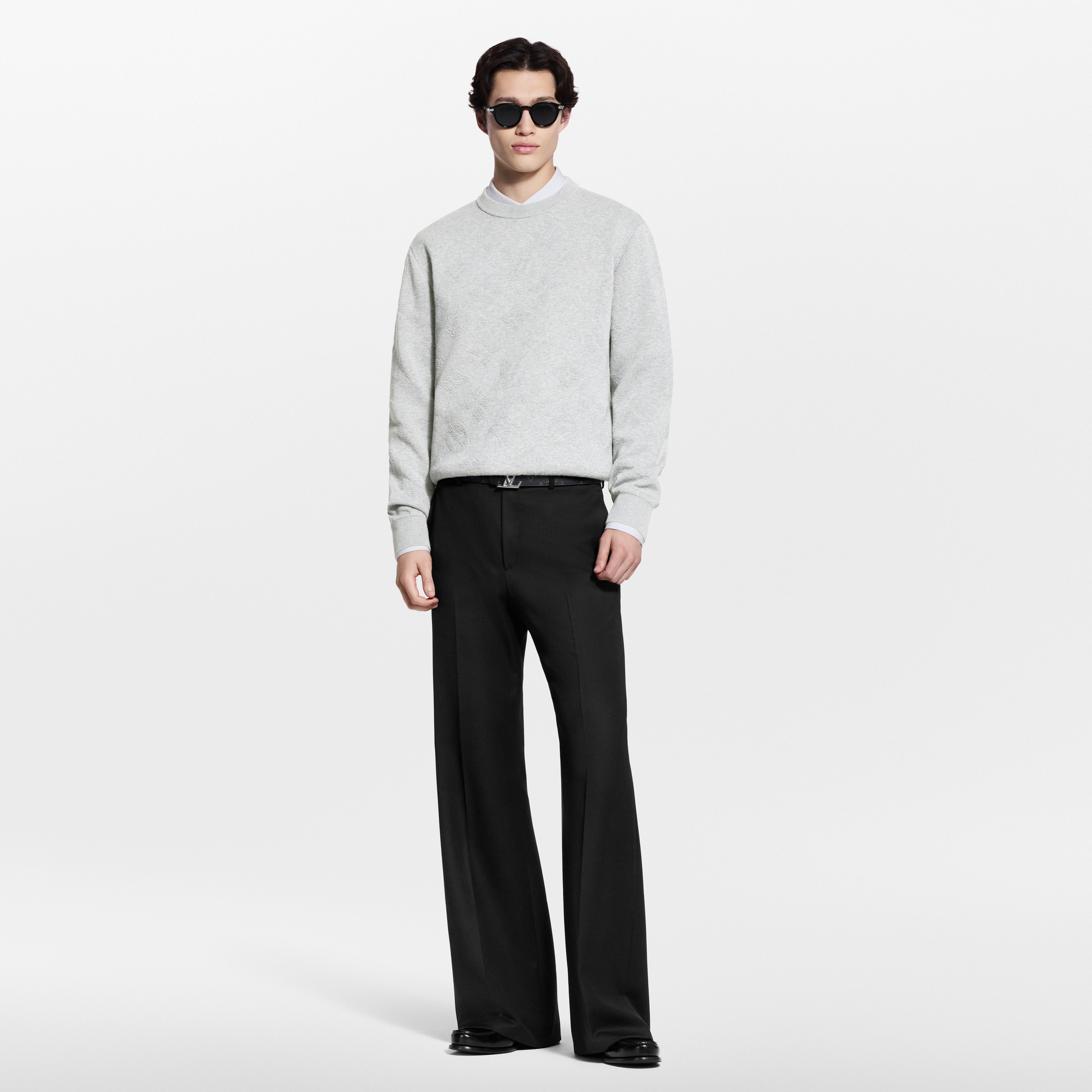 Pull embossé Monogram  Homme Prêt-à-porter Tout le prêt-à-porter | LOUIS VUITTON (Zoom produit)