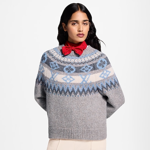 Pull en maille alpine Femme Prêt-à-porter Tops et chemises | LOUIS VUITTON (Zoom produit)