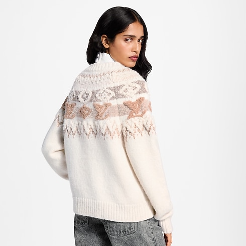 Pull en maille alpine à sequins Femme Prêt-à-porter Tops et chemises | LOUIS VUITTON (Zoom produit)