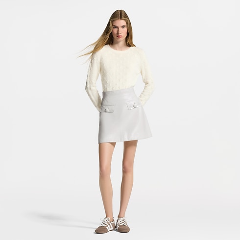 Pull en maille Monogram 3D Femme Prêt-à-porter Maille | LOUIS VUITTON (Zoom produit)