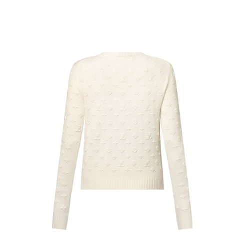 Pull en maille Monogram 3D Femme Prêt-à-porter Maille | LOUIS VUITTON (Zoom produit)