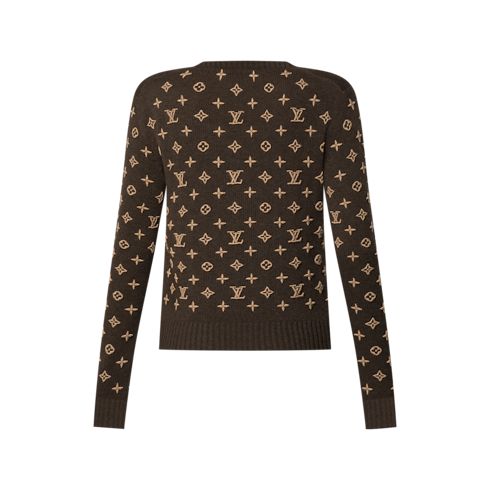 Pull en maille Monogram 3D Femme Prêt-à-porter Maille | LOUIS VUITTON (Zoom produit)