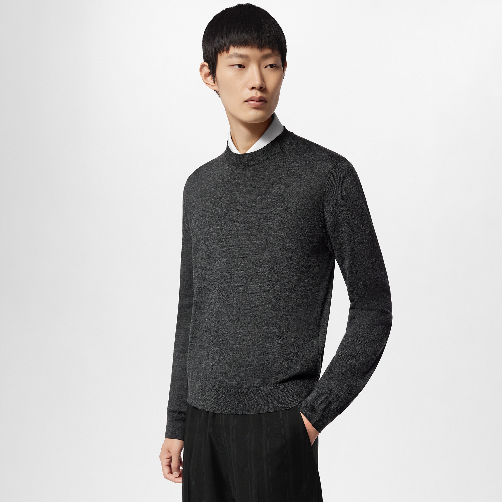 Pull en soie et cachemire  Homme Prêt-à-porter Maille et sweatshirts | LOUIS VUITTON (Zoom produit)