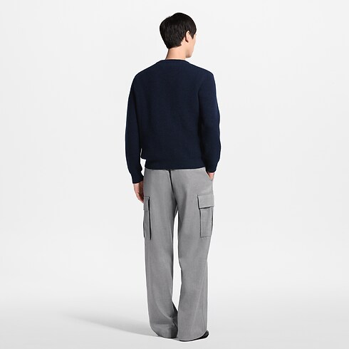 Pull manches longues en cachemire côtelé Homme Prêt-à-porter Tout le prêt-à-porter | LOUIS VUITTON (Zoom produit)