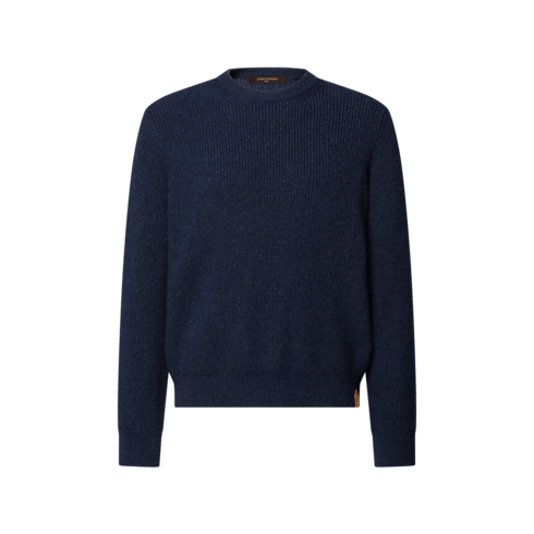 Pull manches longues en cachemire côtelé Homme Prêt-à-porter Tout le prêt-à-porter | LOUIS VUITTON (Zoom produit)