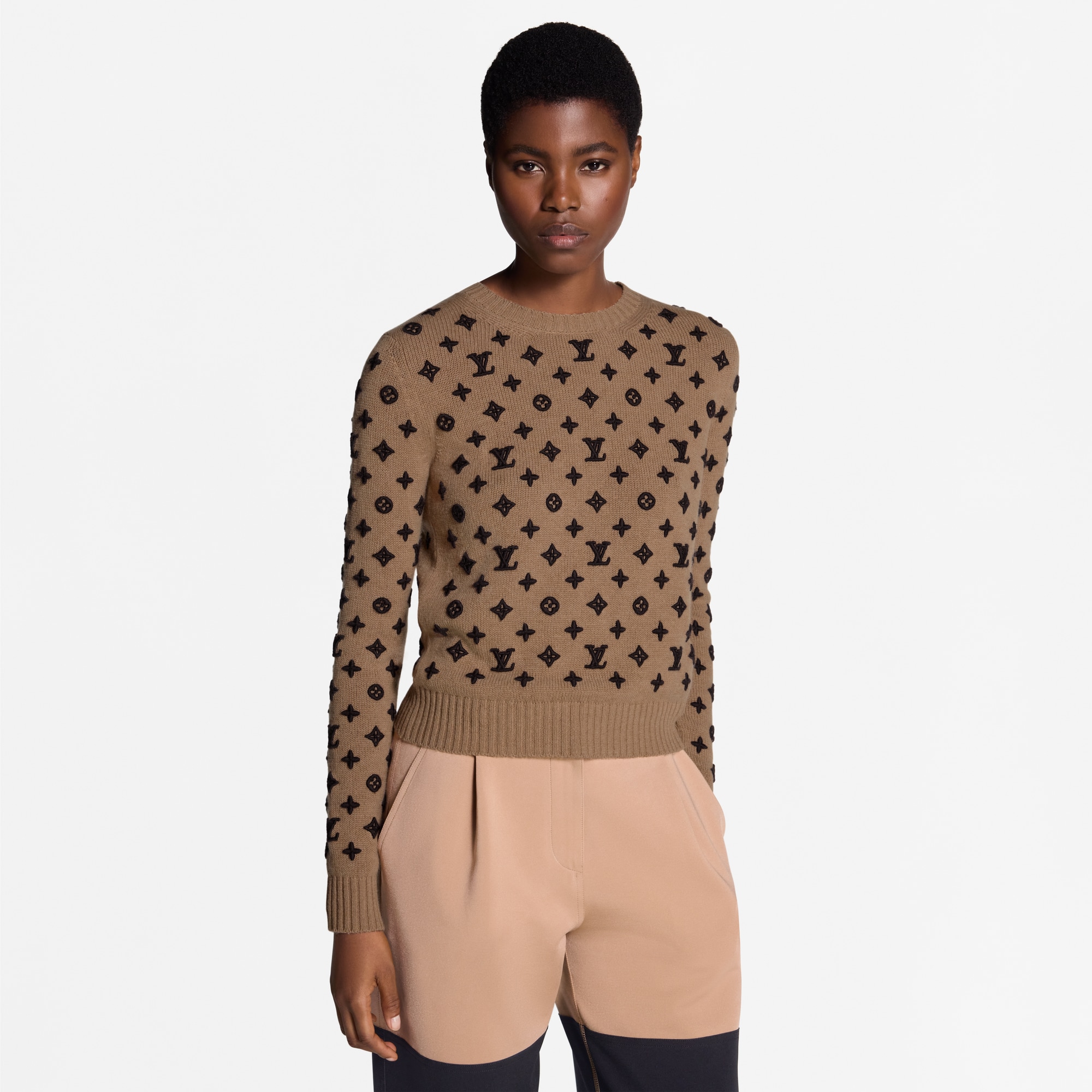 Pull Monogram en cachemire  Femme Prêt-à-porter Maille | LOUIS VUITTON (Zoom produit)