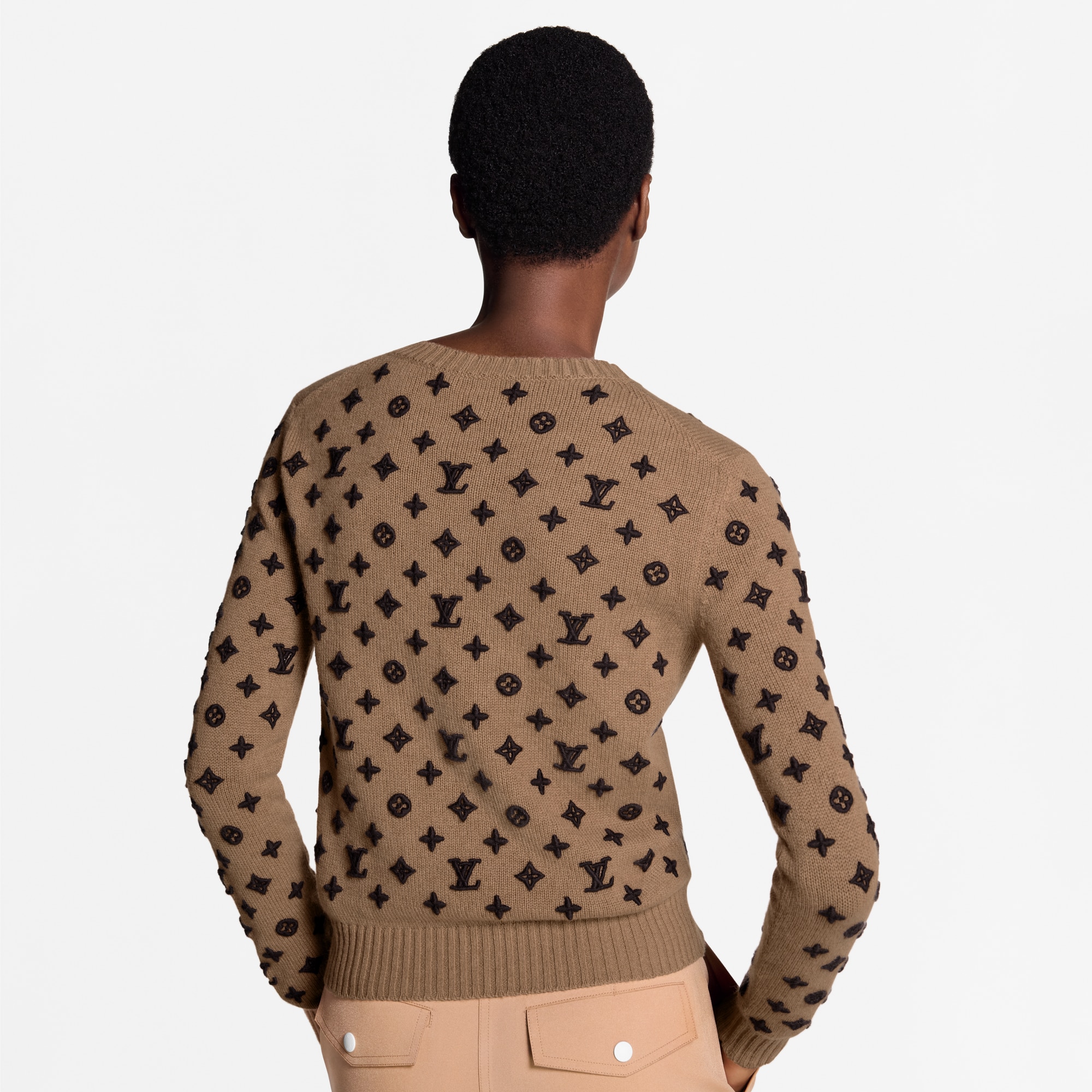Pull Monogram en cachemire  Femme Prêt-à-porter Maille | LOUIS VUITTON (Zoom produit)
