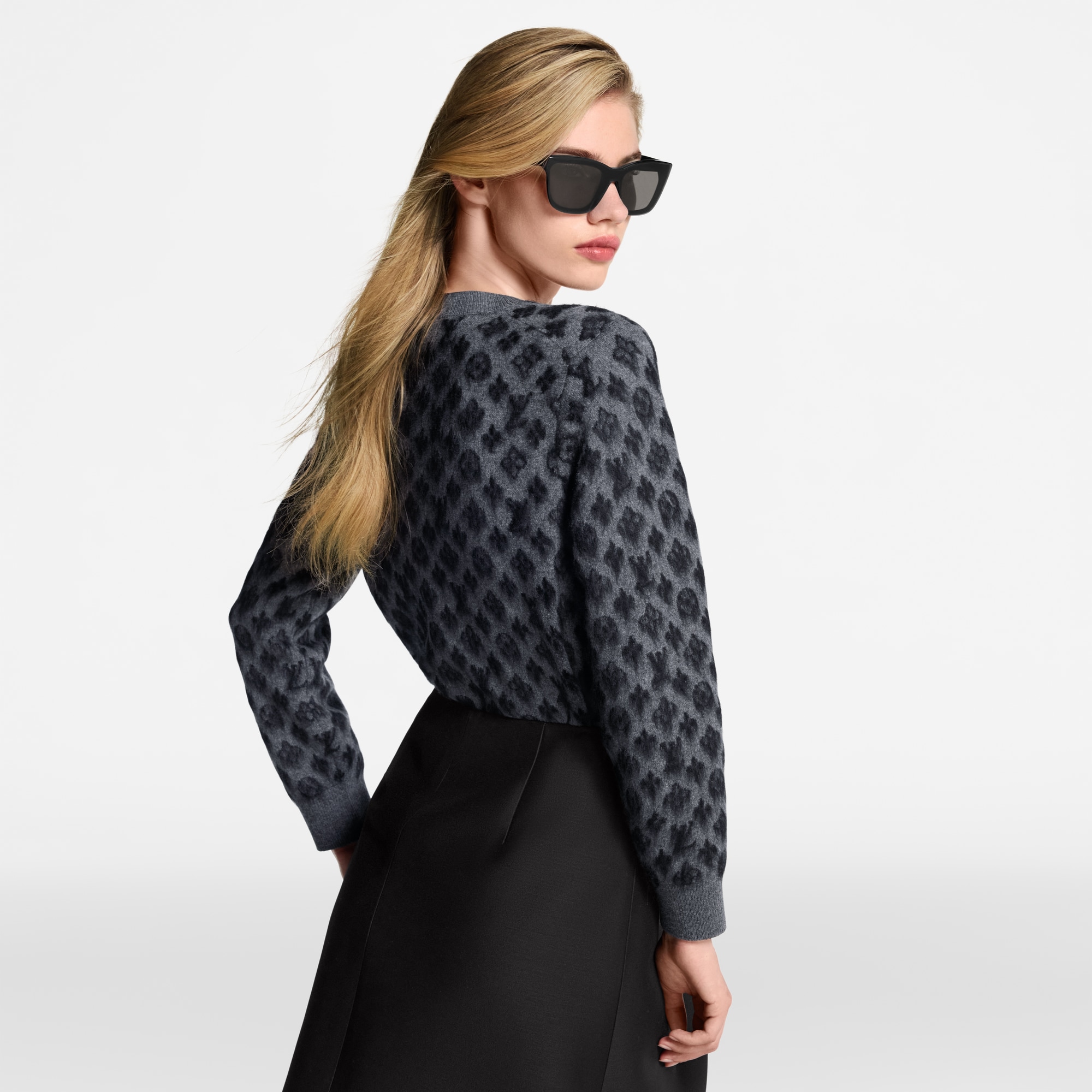 Pull Monogram en laine brossée  Femme Prêt-à-porter Maille | LOUIS VUITTON (Zoom produit)