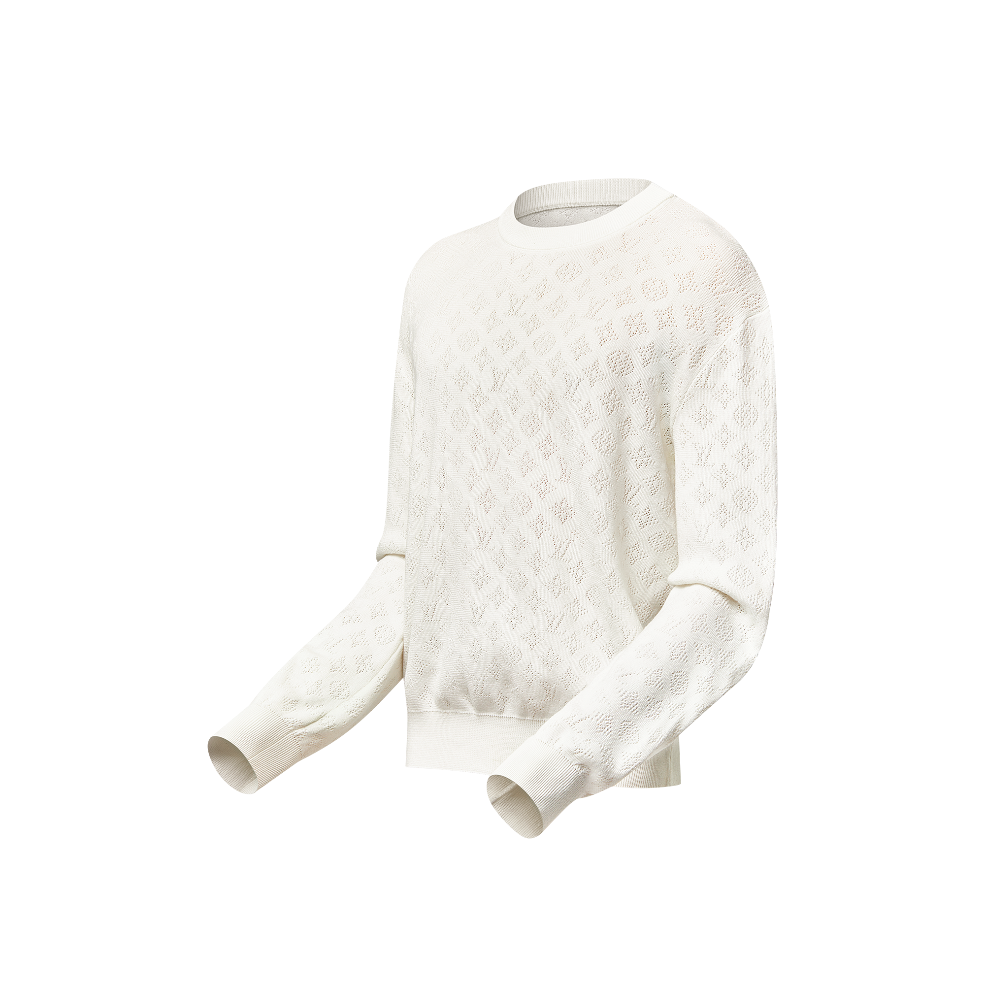 Pull Monogram en pointelle de coton  Homme Prêt-à-porter Tout le prêt-à-porter | LOUIS VUITTON (Zoom produit)