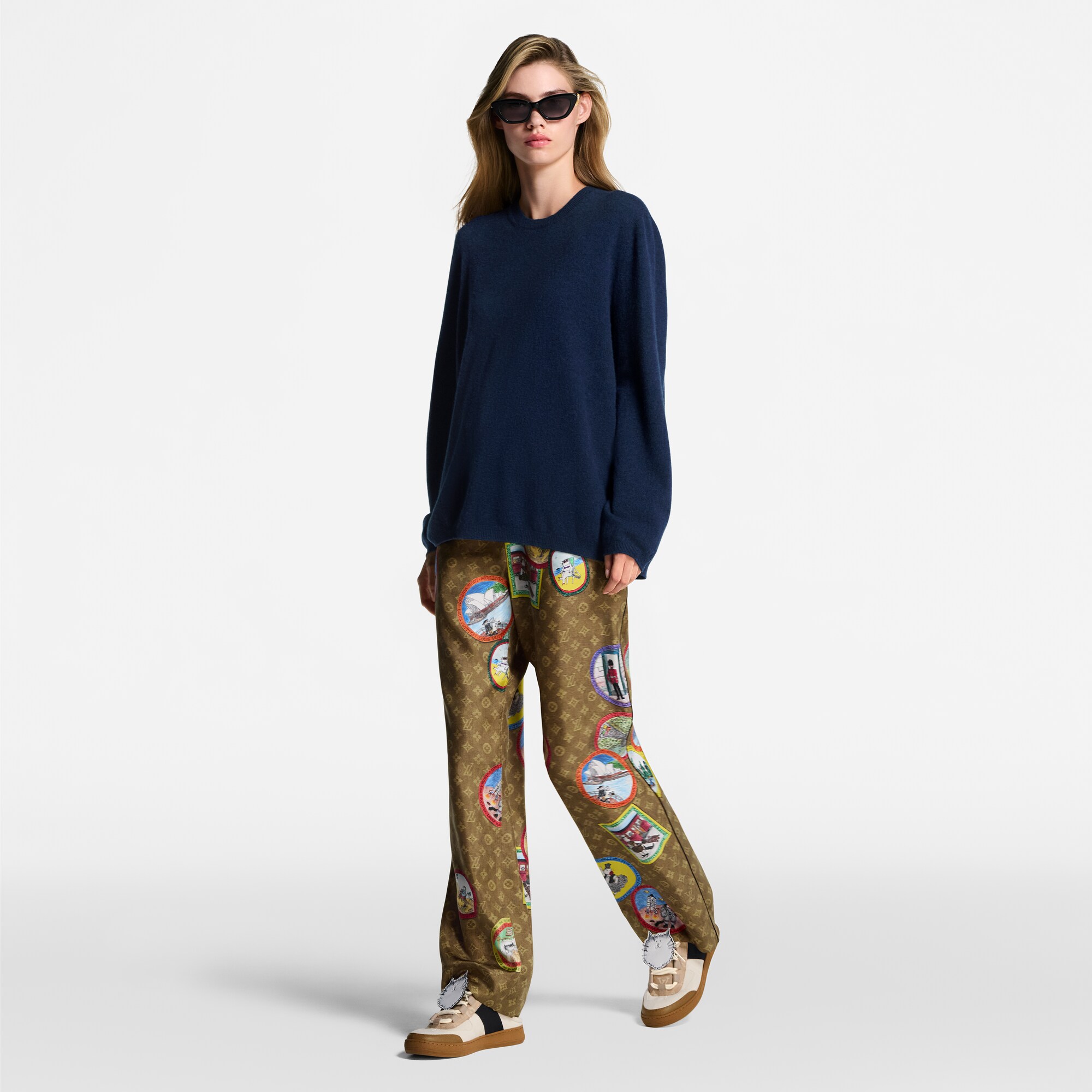 Pull sans coutures en cachemire  Femme Prêt-à-porter Maille | LOUIS VUITTON (Zoom produit)