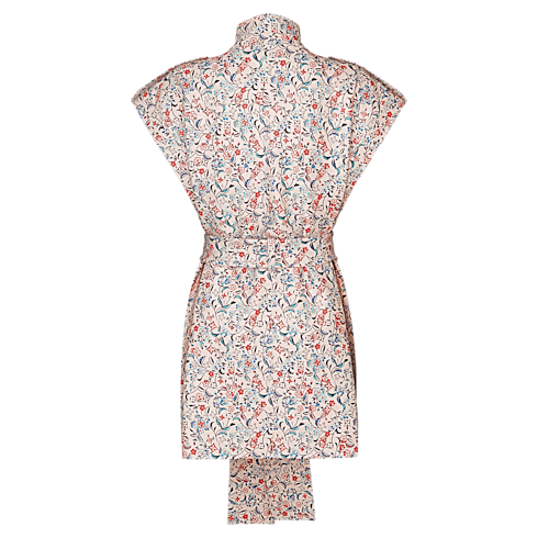 Robe à ceinture Monogram Bloom Femme Prêt-à-porter Robes | LOUIS VUITTON (Zoom produit)