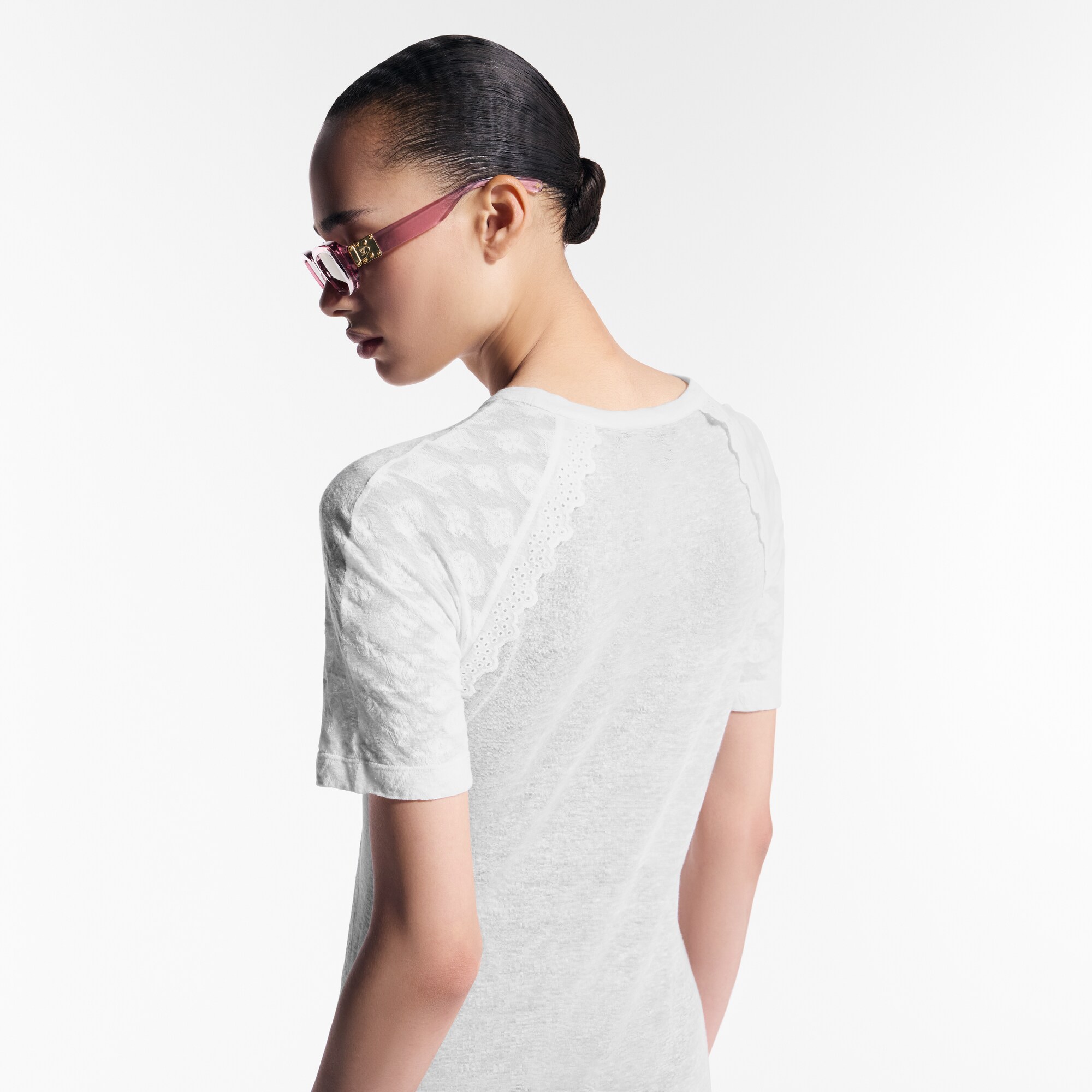 Robe à détails jacquard Monogram  Femme Prêt-à-porter Robes | LOUIS VUITTON (Zoom produit)