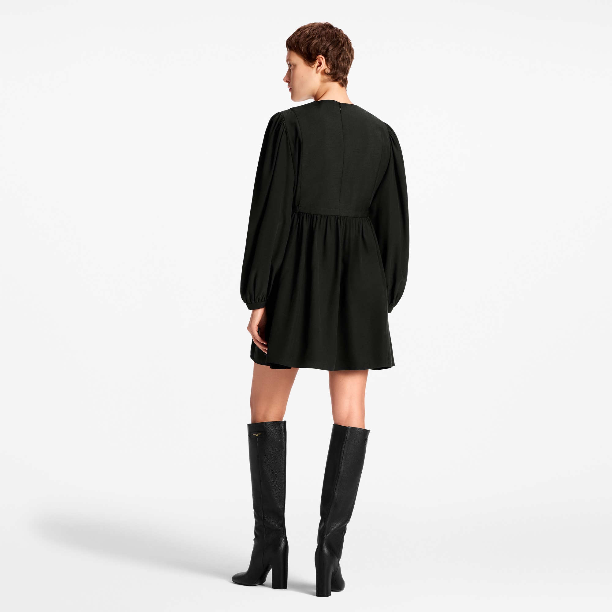 Haut Femme Manches Bouffantes Banana Republic Taille S | Col Orné De Bijoux, Gris Viscose