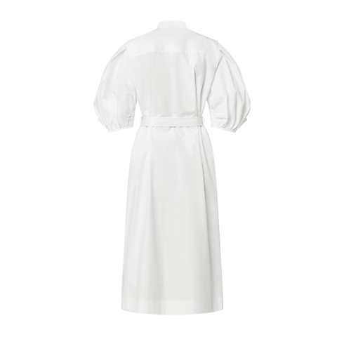 Robe chemise à manches bouffantes Femme Prêt-à-porter Robes | LOUIS VUITTON (Zoom produit)