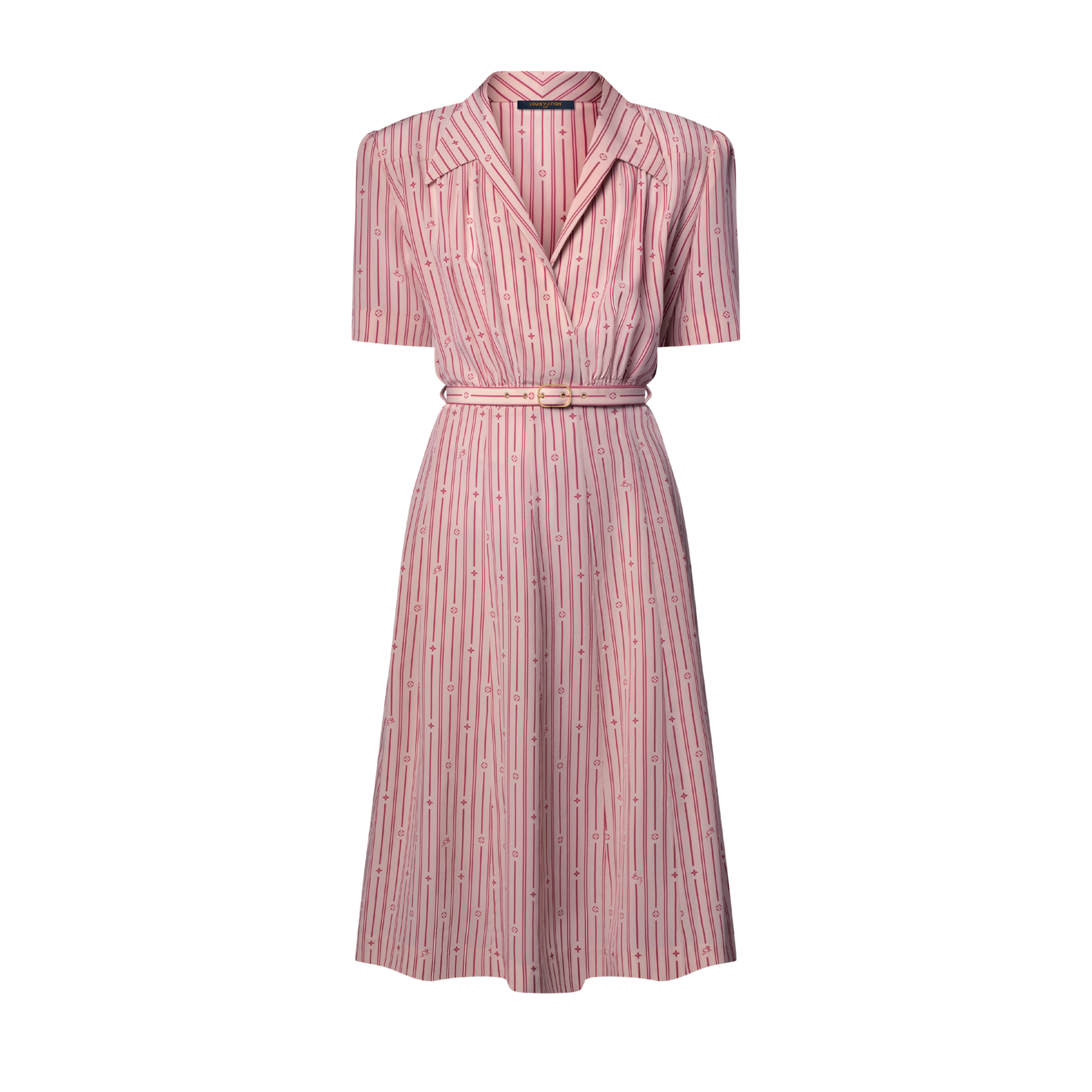 Lv Robe Pink Robes coutures pour femme | LOUIS VUITTON
