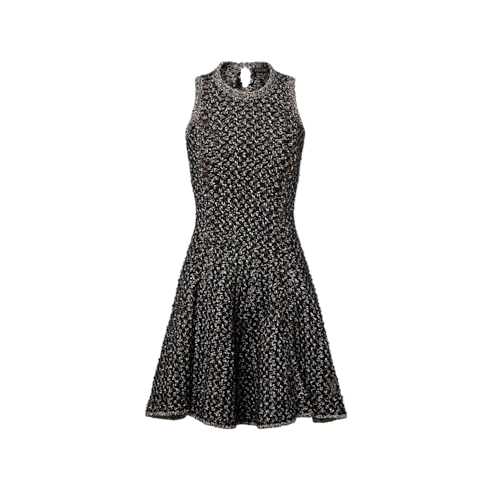 Robe en tweed pailleté Femme Prêt-à-porter Robes | LOUIS VUITTON (Zoom produit)
