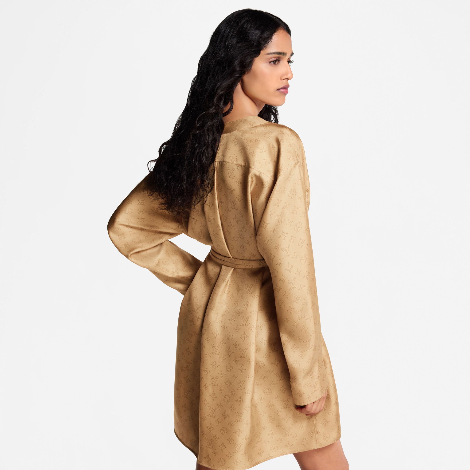 Lv Robe Pink Robe Mahina à avant boutonné | LOUIS VUITTON