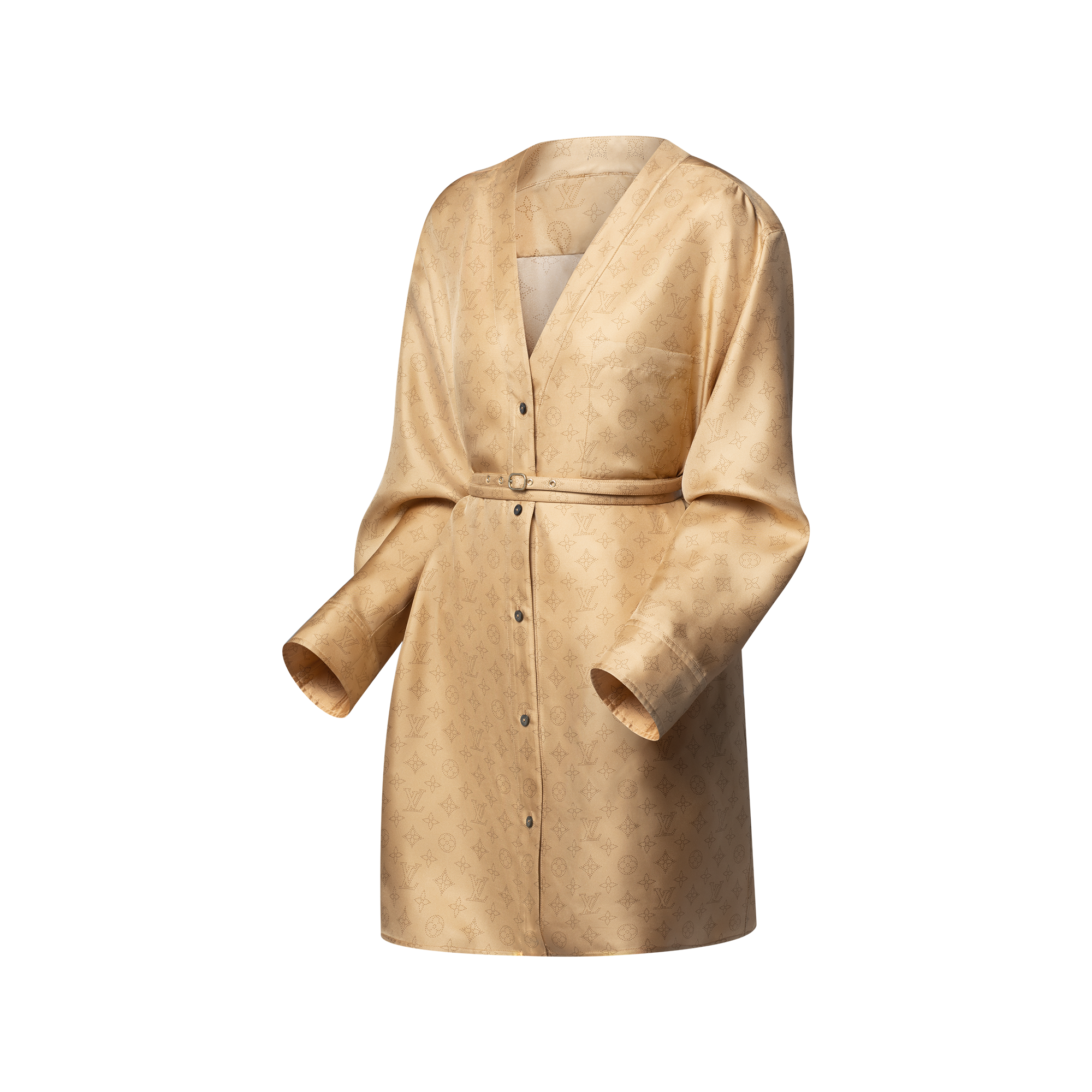 Lv Robe Pink Robe Mahina à avant boutonné | LOUIS VUITTON