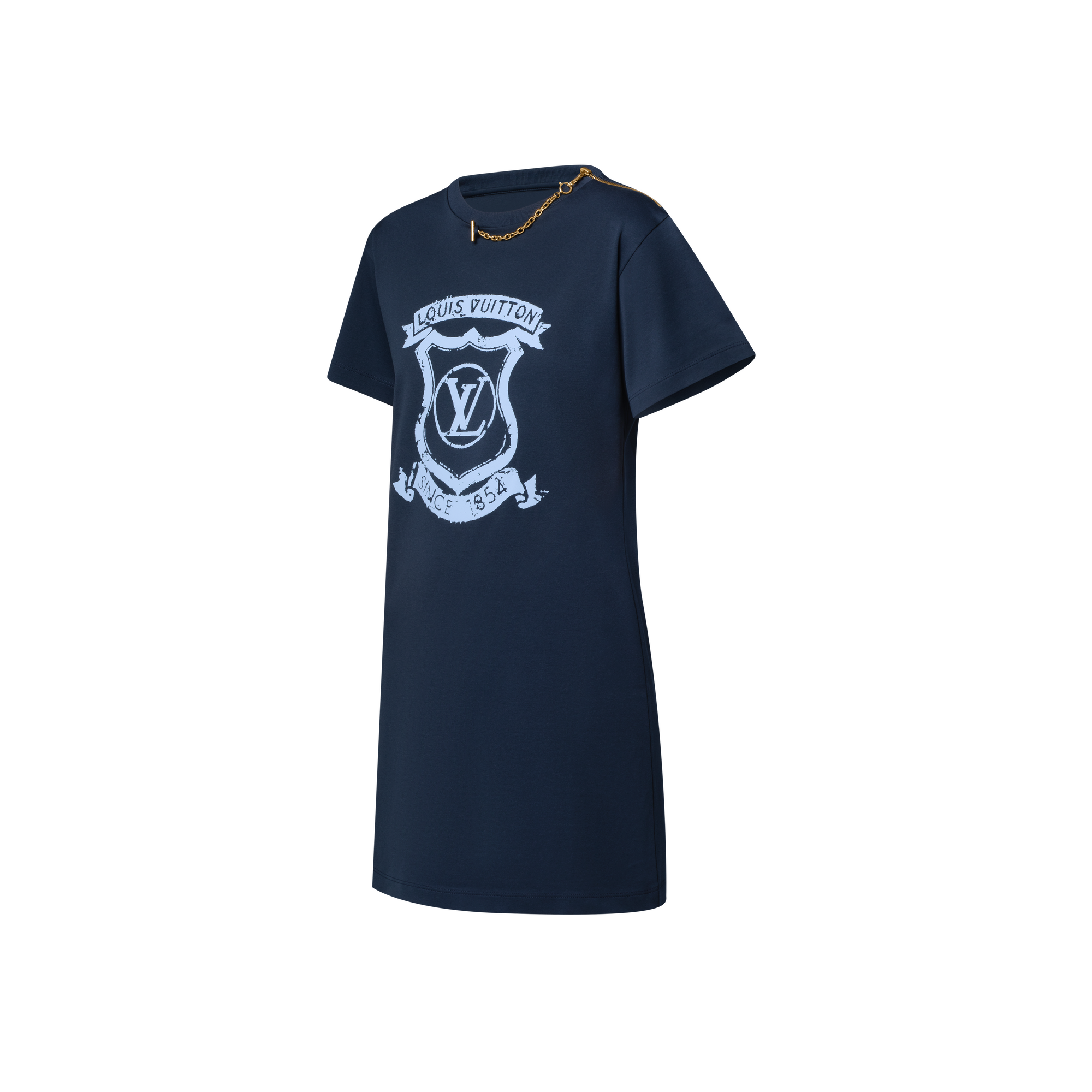 Robe tee-shirt LV Crest  Femme Prêt-à-porter Robes | LOUIS VUITTON (Zoom produit)