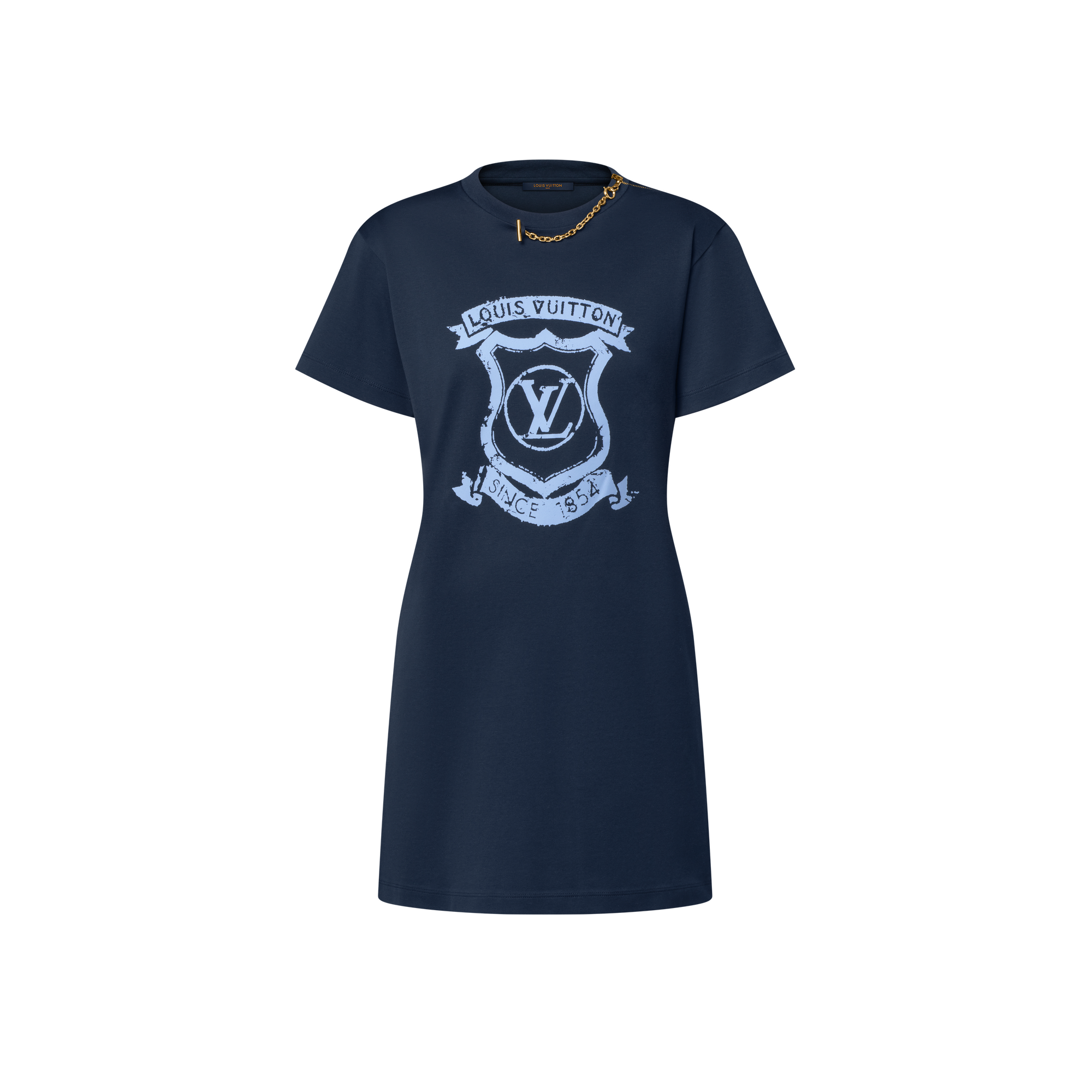 Robe tee-shirt LV Crest  Femme Prêt-à-porter Robes | LOUIS VUITTON (Zoom produit)