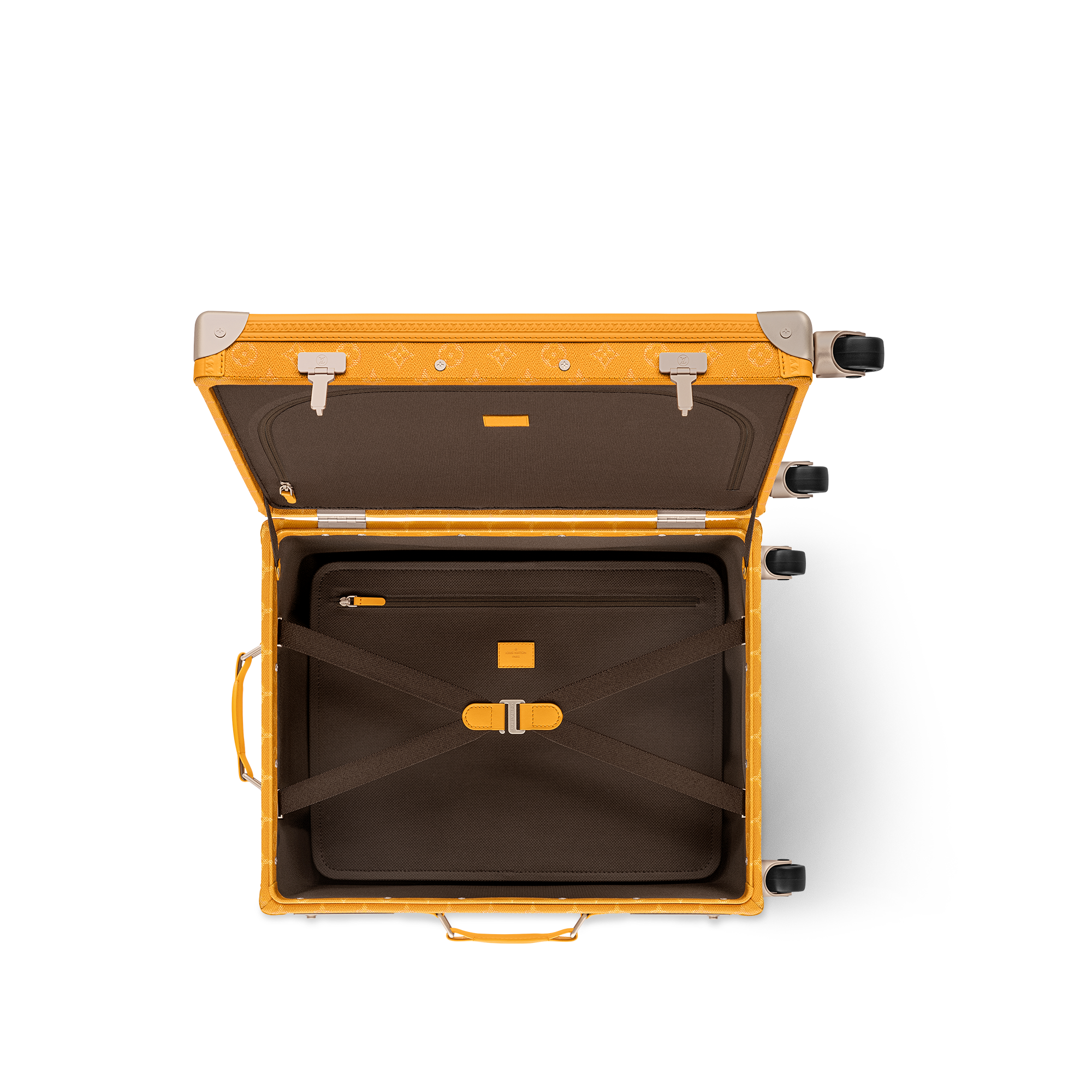 Rolling Trunk Monogram Heritage Homme Voyage Bagages roulants | LOUIS VUITTON (Zoom produit)