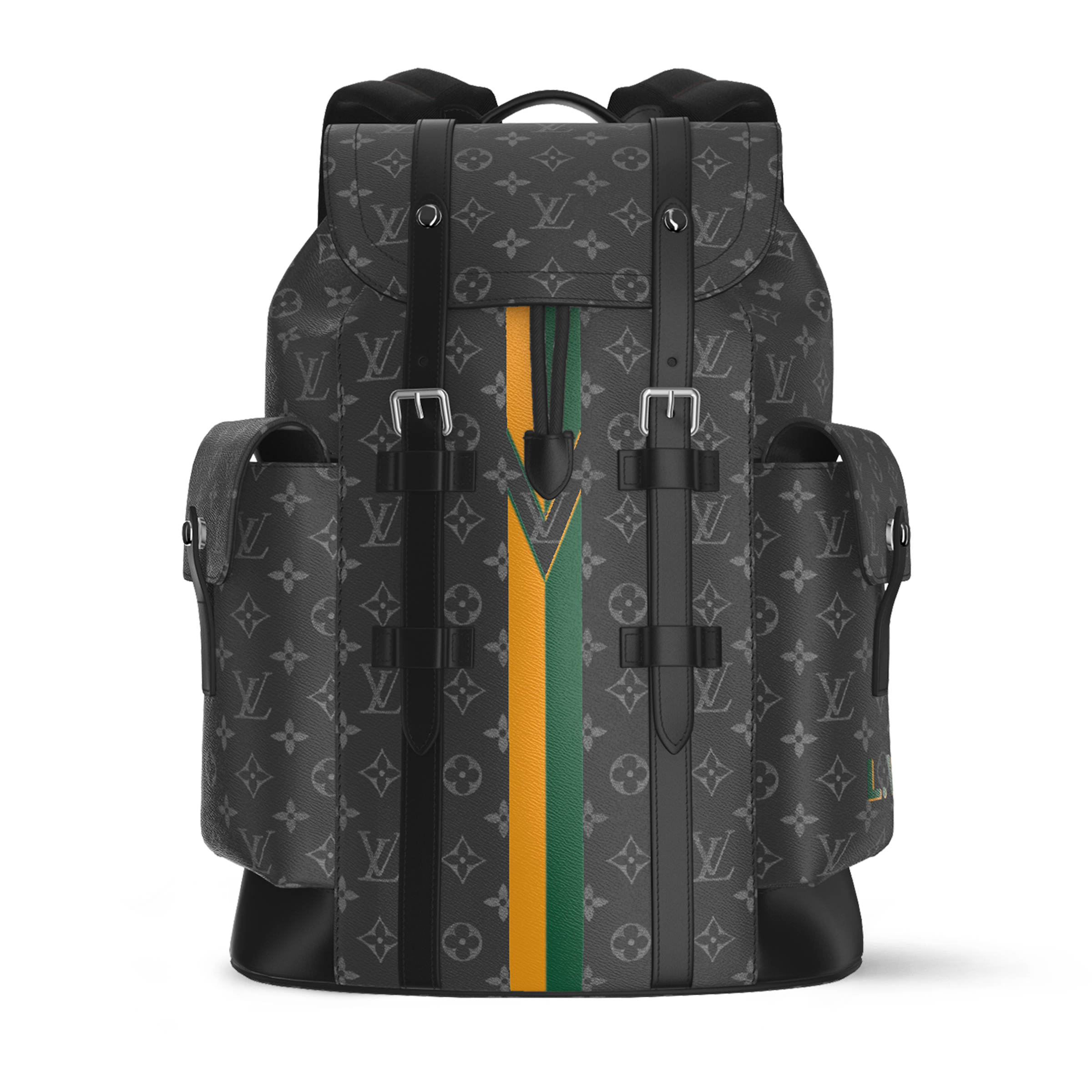 Sac Messager Louis Vuitton Trio Toile Monogramme éclipse - Occasion Parfait état