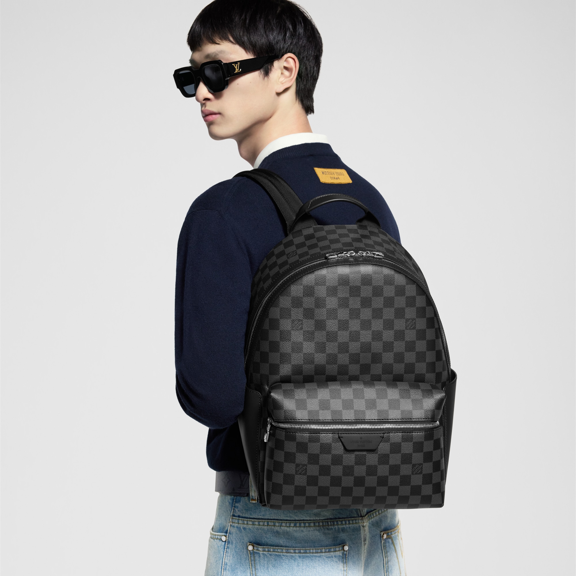 Sac à dos Discovery PM Toile Damier Graphite Homme Sacs Toutes les collections | LOUIS VUITTON (Zoom produit)