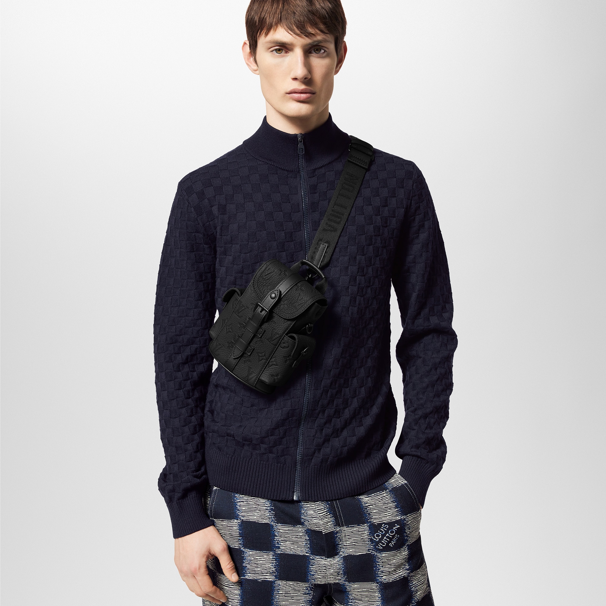 Sac à dos Nano Christopher Toile Monogram et cuir Taurillon Homme Sacs Toutes les collections | LOUIS VUITTON (Zoom produit)