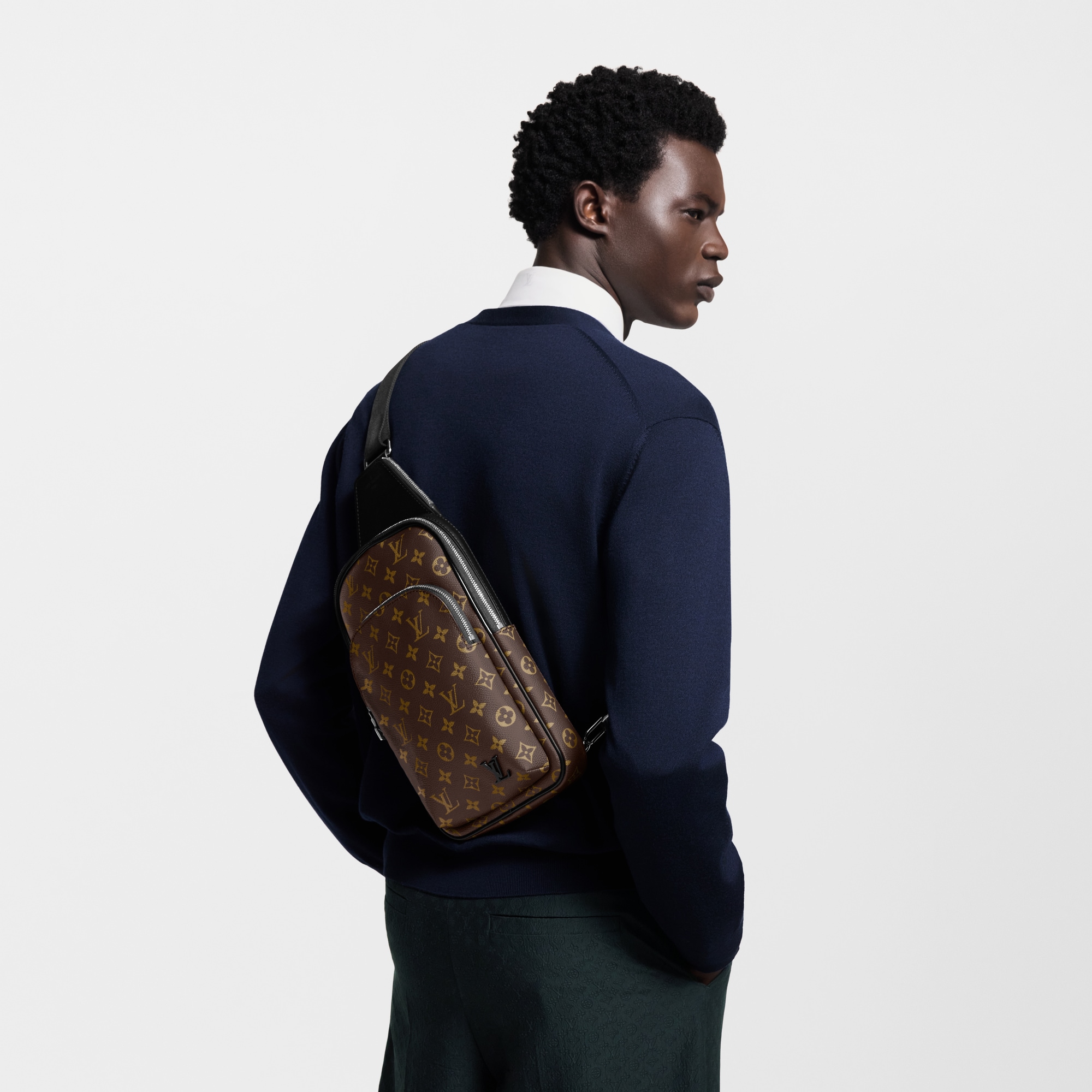 Sac Avenue slingbag NM Toile Monogram Macassar Homme Sacs Toutes les collections | LOUIS VUITTON (Zoom produit)